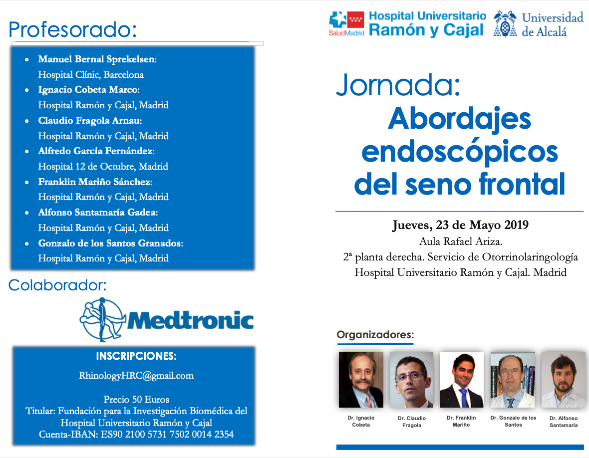 Abordajes endoscópicos del seno frontal Abordajes endoscópicos del seno frontal