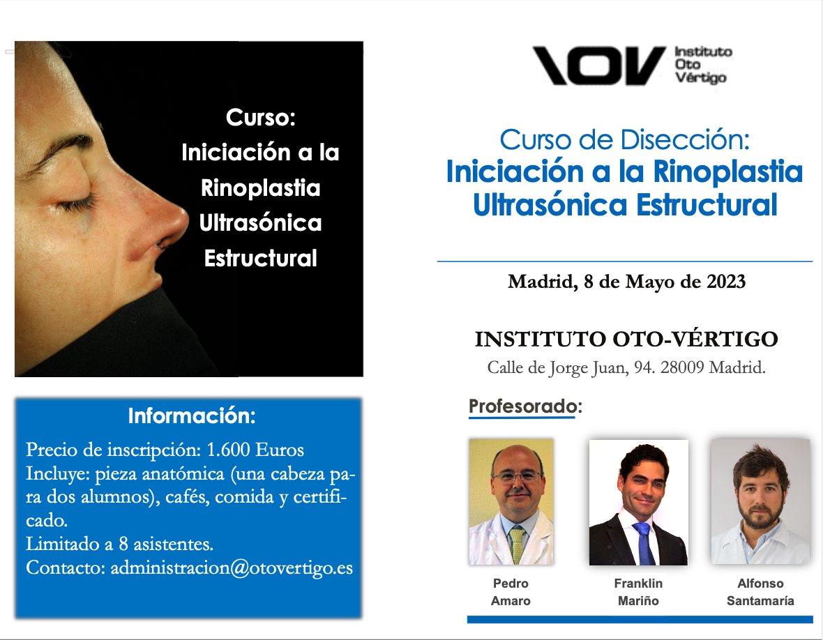 Iniciación a la Rinoplastia Ultrasónica Estructural Iniciación a la Rinoplastia Ultrasónica Estructural