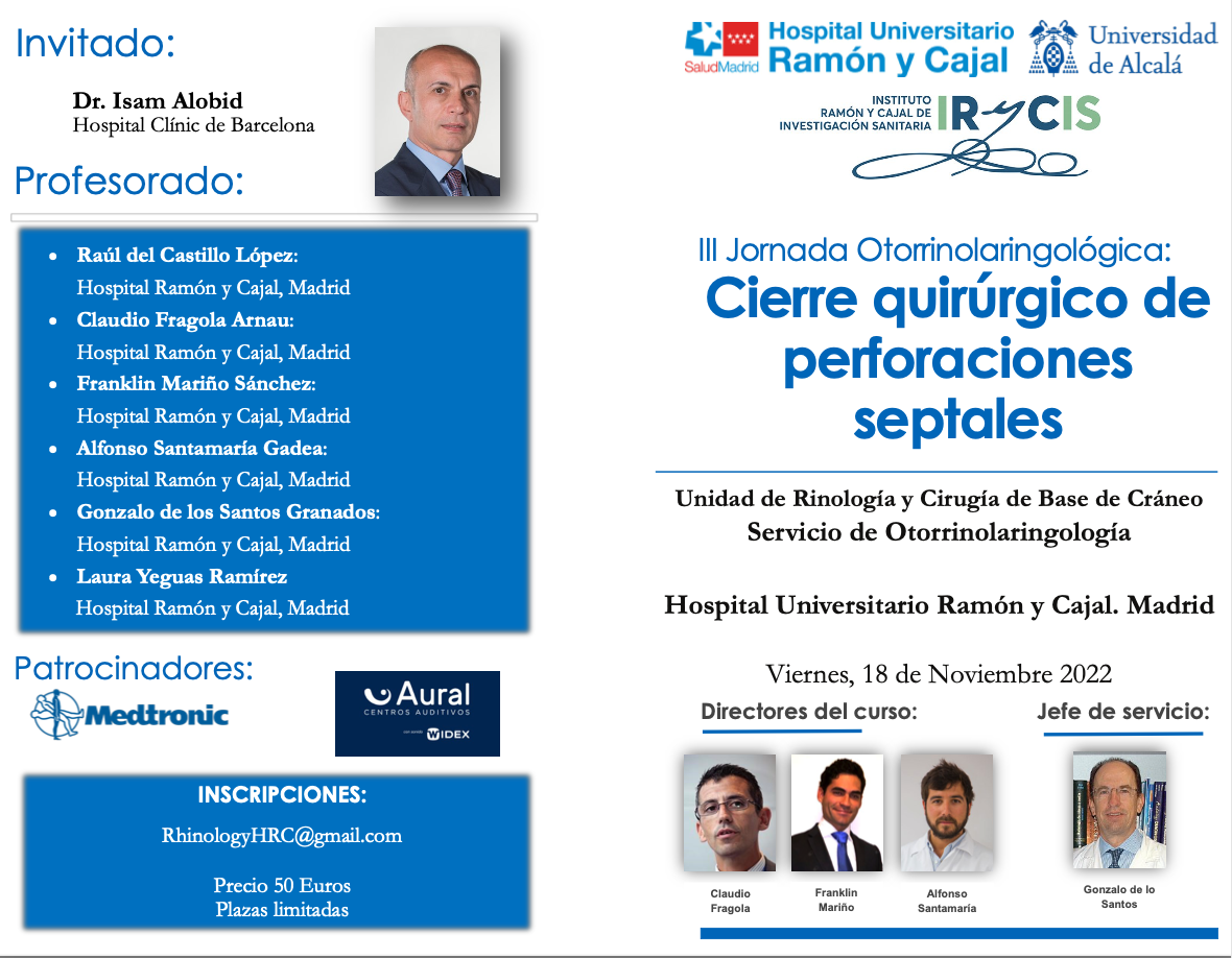 Cierre quirúrgico de perforaciones septales Cierre quirúrgico de perforaciones septales